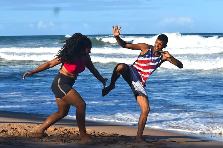 Beach Capoeira Training in Jauá — Private Salvador Class with Lunch photo 3