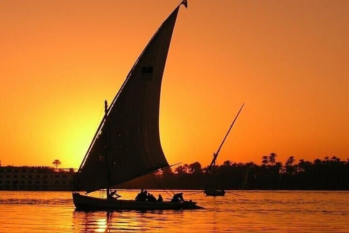 Felucca Sunset and Nubian Village Visit — Private Aswan River Cruise