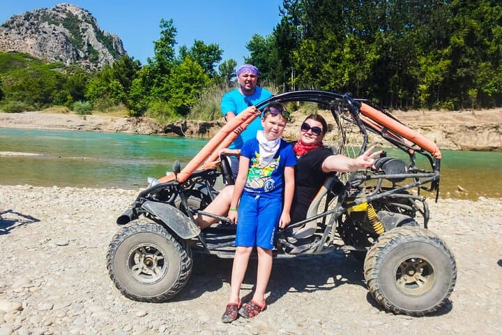 Super Combo: Full-Day Rafting, Jeep, Buggy & Zipline Adventure from Antalya