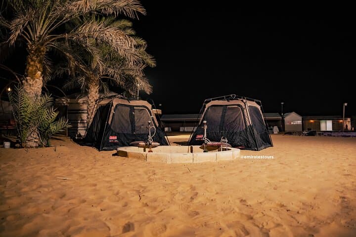 Overnight Desert Safari in Abu Dhabi: BBQ Camp, Dune Bashing & Starry Stay