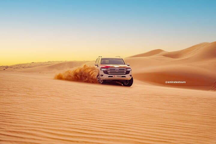 Overnight Desert Safari in Abu Dhabi: BBQ Camp, Dune Bashing & Starry Stay photo 3
