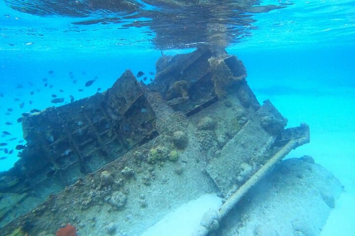 Advanced Reef and Sunken Ship Snorkeling in Cancun — Mayan Reef Small-Group Tour