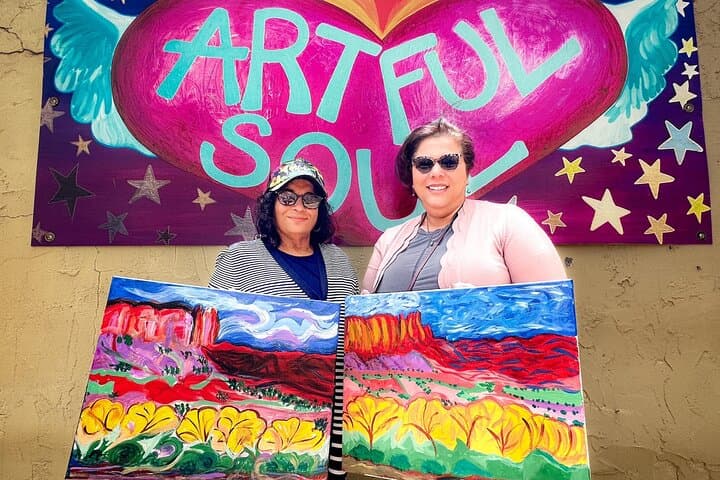 Magic on Canvas: Santa Fe Acrylic Painting Class at Artful Soul