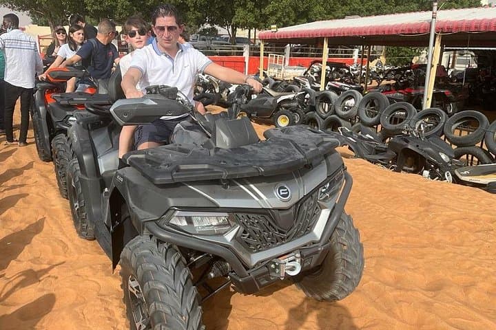 Dubai Red Dune Evening Desert Safari with Quad Bike, Camel Ride & Dinner photo 3
