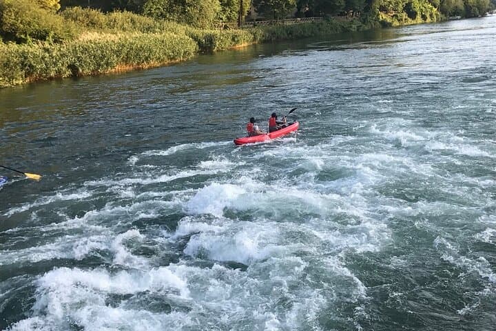 Kayak Lake Piediluco and Marmore Falls: Day Trip with Lunch and Instructor