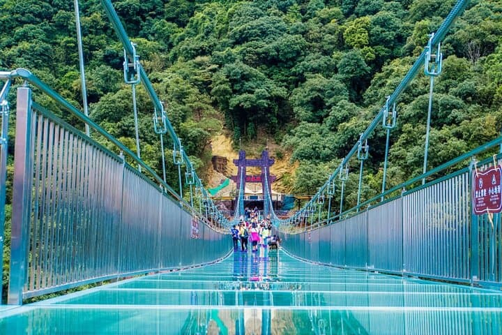 Gulong Gorge Glass Bridge Layover Tour from Guangzhou: Skywalk, Waterfalls & Cave Walk photo 6