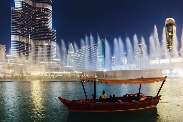 Dubai Fountain Lake Ride: Front-Row Abra Experience Beside Burj Khalifa photo 3