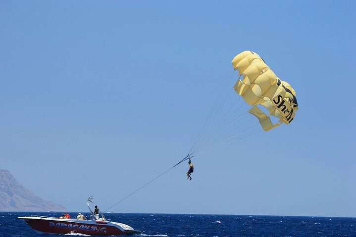 Sharm El Sheikh Mega Sea & Desert Adventure: Parasail, Snorkel, Quad & Bedouin BBQ photo 2