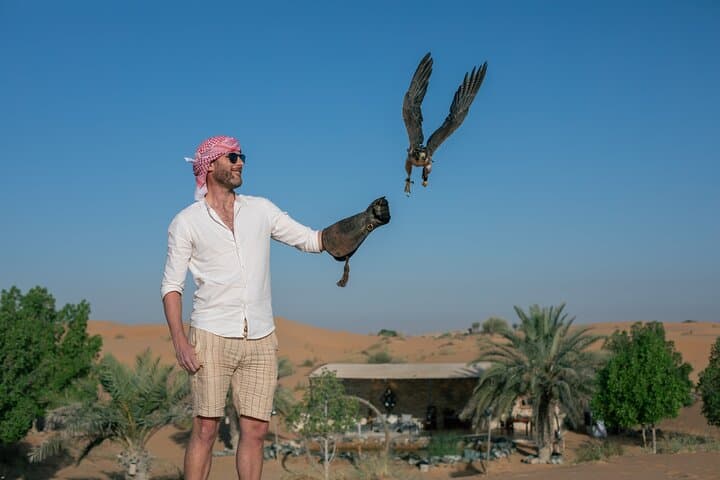 Dubai Private Falconry Experience & Platinum Breakfast in the Desert