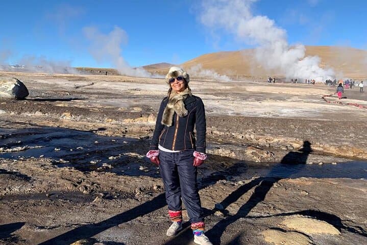 Sunrise at Tatio Geysers: High-Altitude Geothermal Wonder near San Pedro de Atacama