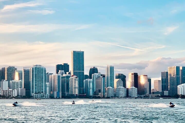 Speed Through Biscayne Bay: Miami Jet Ski Adventure with Boat Transfer photo 6