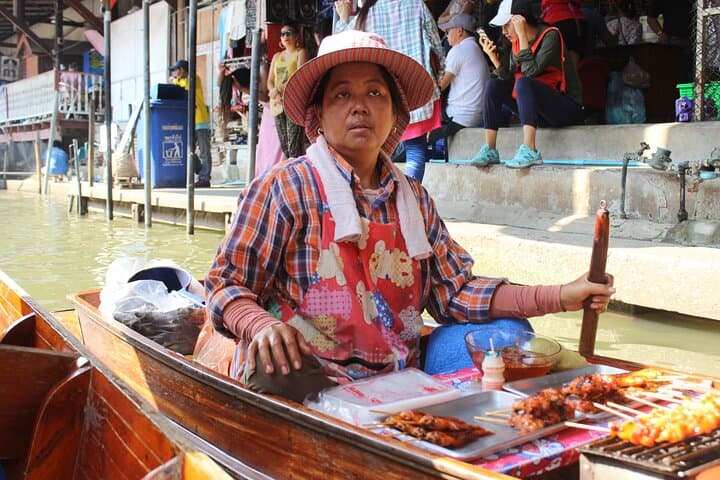 Damnoen Saduak Floating Market and Optional Erawan Waterfall Day Tour from Bangkok photo 5
