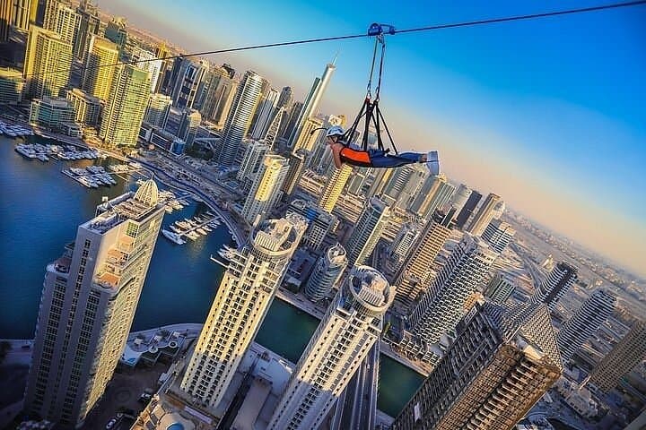 XLine Dubai Marina Zipline — Fly Over Dubai Marina at 80 km/h photo 2