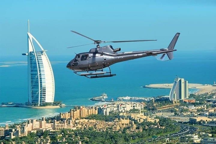 Dubai from Above: Helicopter Flight Over Palm Jumeirah, Burj Al Arab & Burj Khalifa photo 1