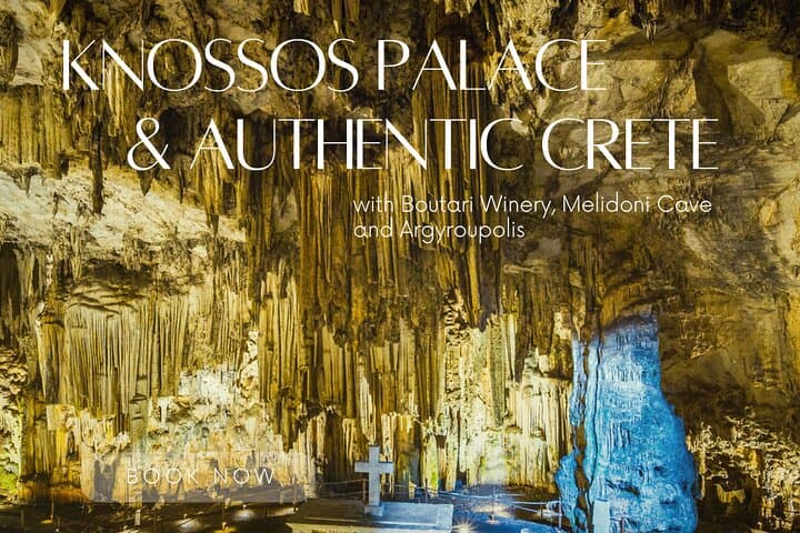 Knossos to Argyroupolis: Private Day Tour from Chania through Crete’s Legends and Wineries