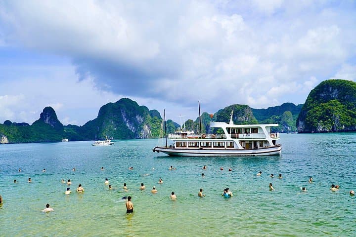 Halong Bay One-Day Cruise: Kayak, Swim, Hike & Seafood Lunch photo 1