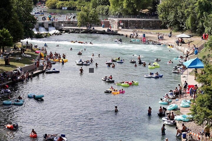 Comal River Tubing: 3 Chutes and a 2–2.5 Hour Float with Shuttle in New Braunfels