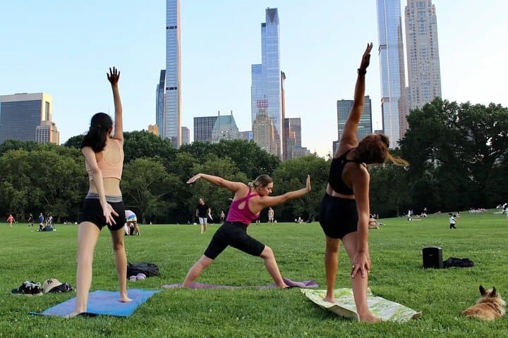 Morning Yoga at Sheep Meadow — Central Park Class with a View