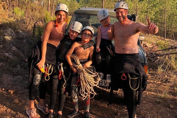 Private Canyoning in Marvão: Gorge Rappels and River Slides in Serra de São Mamede photo 4