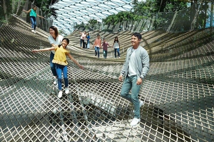 Jewel Changi Sky Nets & Canopy Park — Walking Net, Bouncing Net and the Rain Vortex Experience photo 2