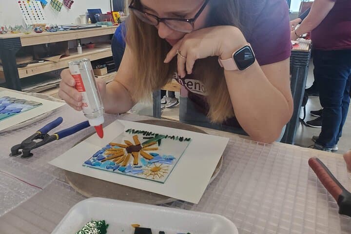 Break It and Make It: Glass Fusing Workshop in Everett — Make a Fused Glass Bowl photo 2