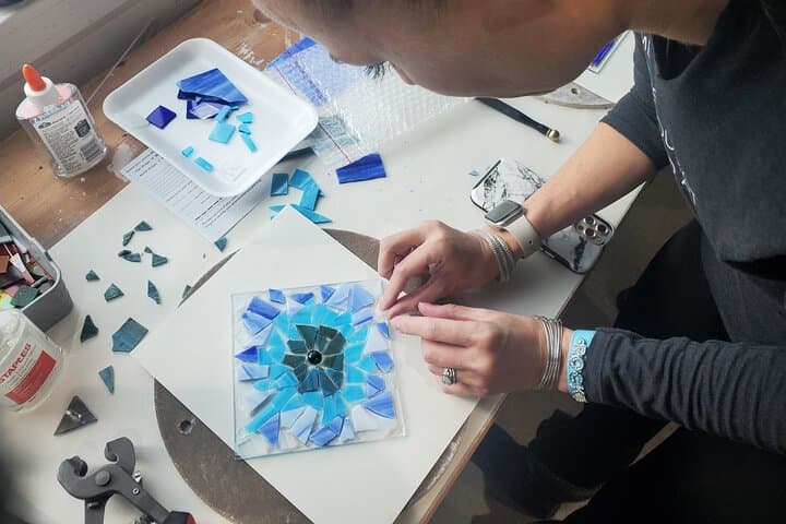 Break It and Make It: Glass Fusing Workshop in Everett — Make a Fused Glass Bowl photo 4