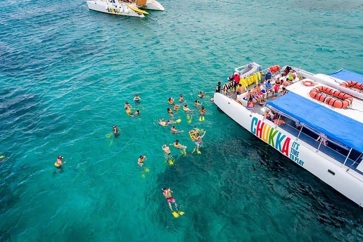 Party Catamaran Cruise from Montego Bay with Dunn's River Falls Climb and Snorkel photo 3