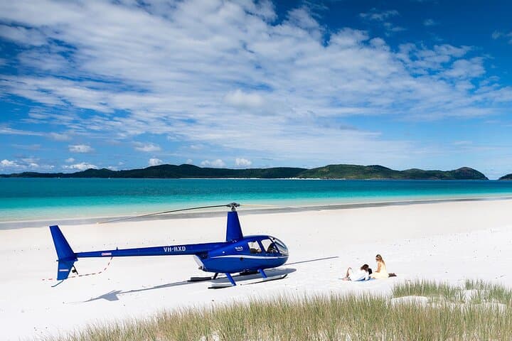 Whitehaven Beach & Heart Reef Helicopter Tour — Rest, Relax, and See the Whitsundays from Above