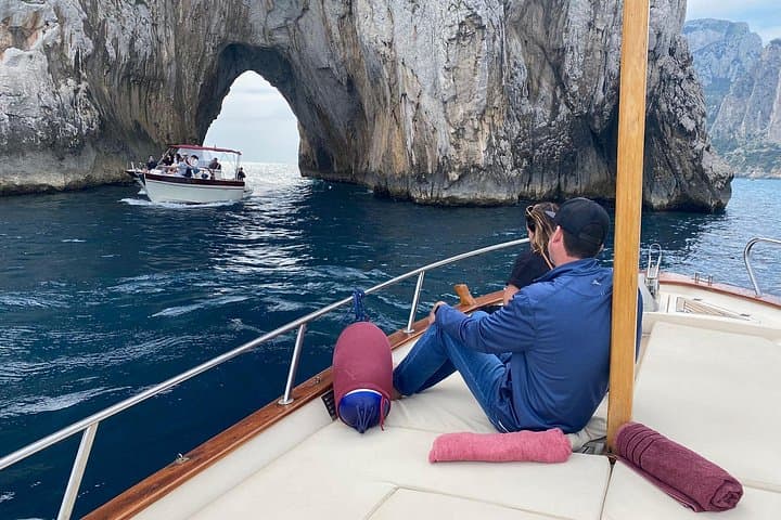 Capri Private Gozzo Cruise: Blue Grotto & Faraglioni Half-Day Tour photo 2