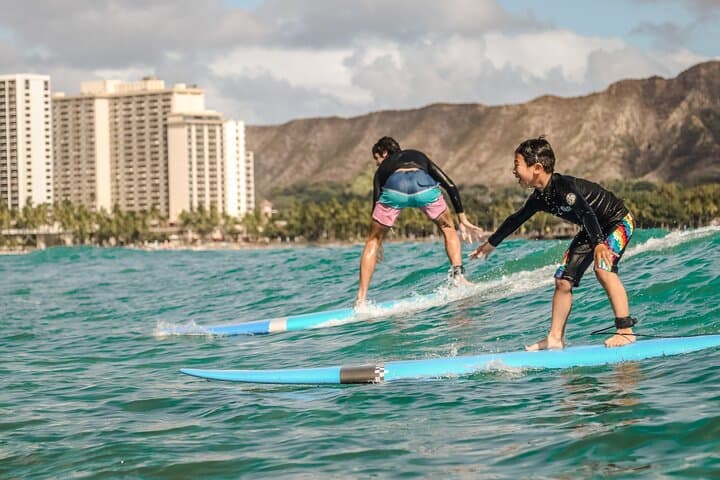 Waikiki Private Group Surf Lesson: Learn to Surf on Oahu's Iconic Beach