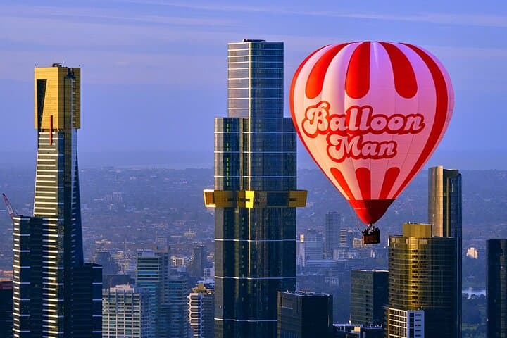 Sunrise Balloon Flight Over Melbourne with 5-Star Champagne Breakfast