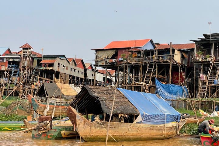 Sunset Boat to Kompong Phluk: Private Tonle Sap Afternoon Tour from Siem Reap photo 1