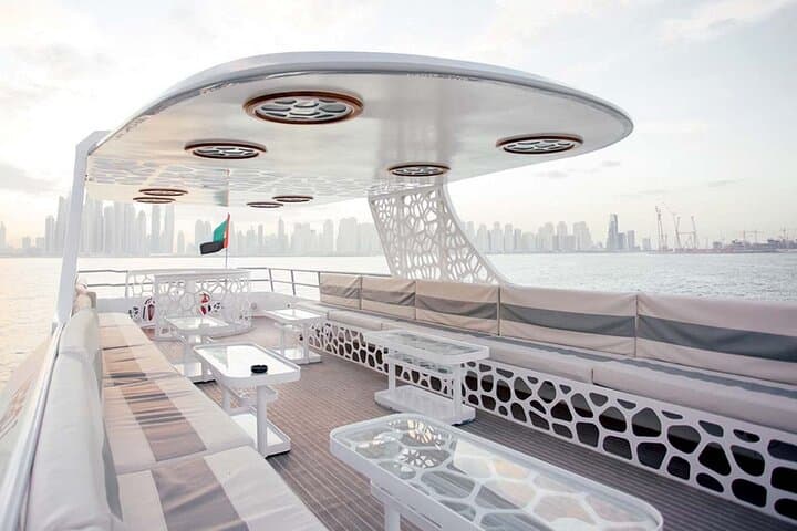 Dubai Lotus Mega Yacht 3-Hour Dinner Sail — Skyline & Palm Views at Night photo 6