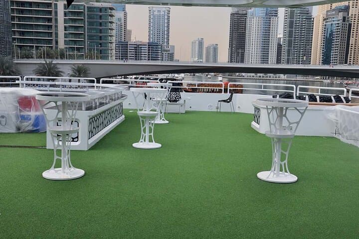 Dubai Lotus Mega Yacht 3-Hour Dinner Sail — Skyline & Palm Views at Night photo 3