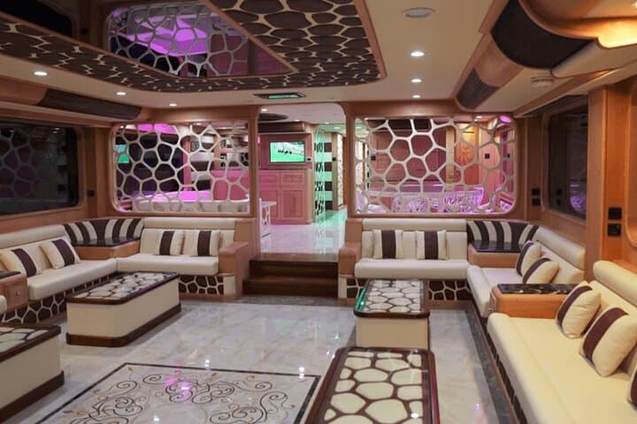 Dubai Lotus Mega Yacht 3-Hour Dinner Sail — Skyline & Palm Views at Night photo 4