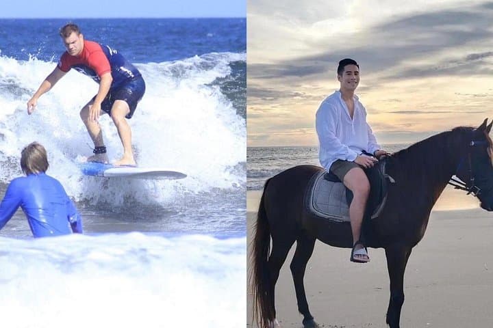 Private Horse Riding and Surf Lesson on Seminyak Beach — Ride into the Surf photo 1
