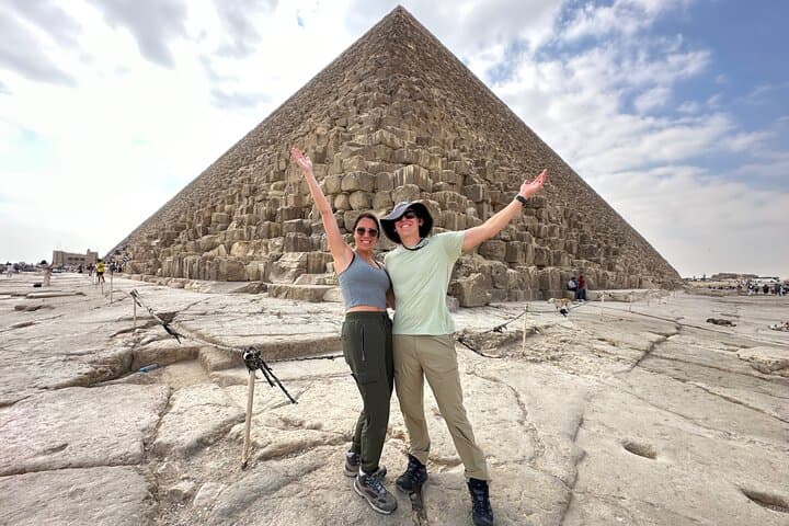 Giza Pyramids Private Tour: Inside the Pyramids, Sphinx, Camel Ride & Traditional Lunch photo 5