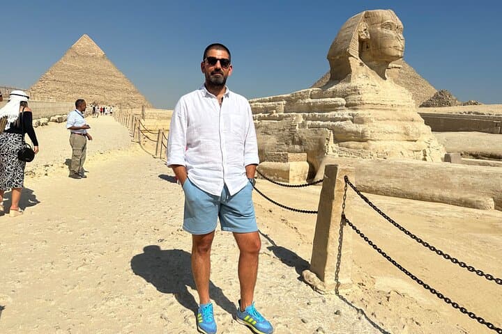 Giza Pyramids Private Tour: Inside the Pyramids, Sphinx, Camel Ride & Traditional Lunch photo 6