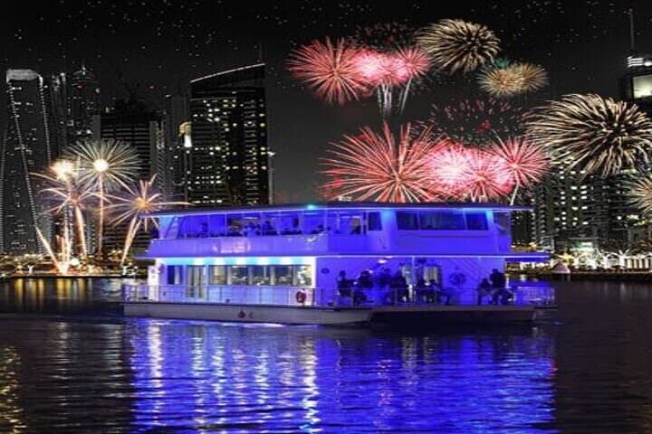 Dubai Marina Luxury Catamaran Dinner Cruise with Private Transfer