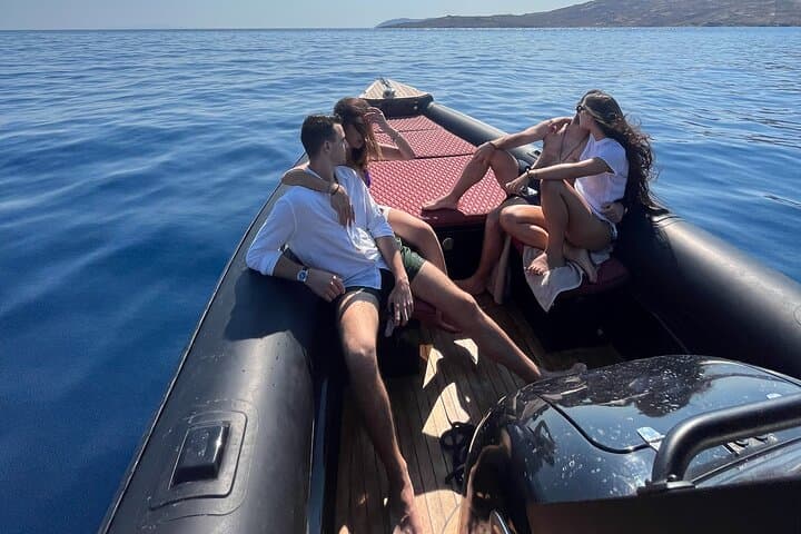 Private Luxury Speedboat Cruise Along Mykonos' Southern Coast photo 3