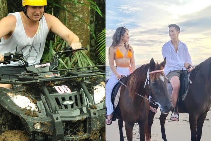 Seminyak Beach Horse Riding and Ubud ATV Combo: Ride Beaches, Rice Fields & Waterfalls photo 1