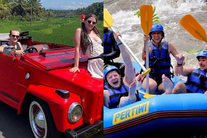 Ayung River Rafting and Ubud Classic Car Tour — Full-Day Adventure