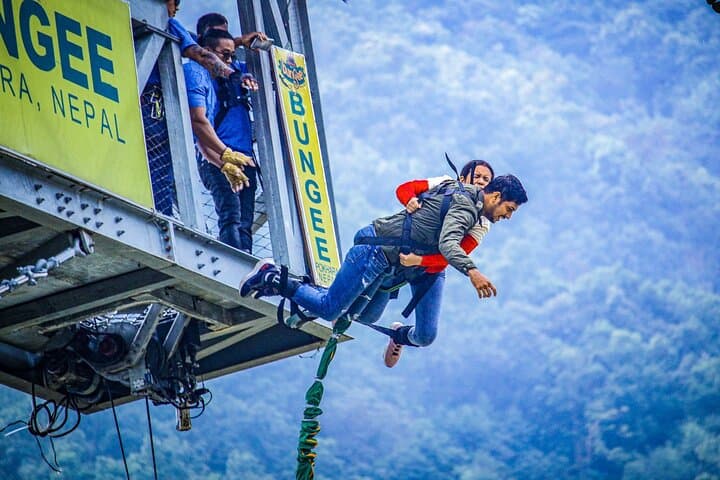Private Bungee Jump Adventure in Pokhara's River Gorge