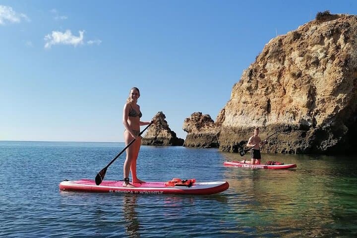 Paddle Praia do Alemão: 2-Hour Private SUP Tour through Alvor’s Limestone Walls photo 3