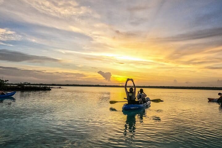 Bacalar Sunrise Kayak Tour: Paddle the Lagoon’s Pirate Channel and Mangroves photo 3