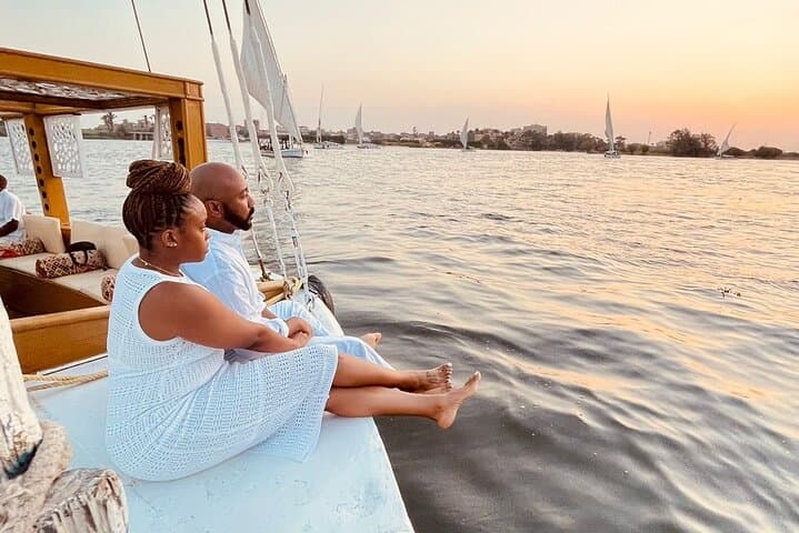 Private Romantic Felucca Dinner on the Nile — Sunset Cruise in Cairo photo 2