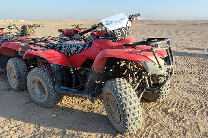 Hurghada Desert ATV Safari: 3-Hour Quad Ride to a Bedouin Village photo 2