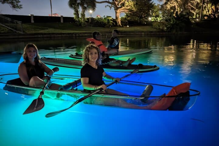 Night Glow Paddle on Lake Ivanhoe — Clear Kayak & SUP Tour in Downtown Orlando photo 1