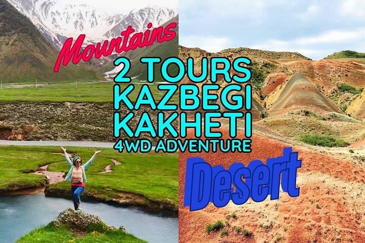 Wild Georgia 2-Day 4x4 Adventure: Kakheti Wine Trails & Kazbegi Mountains