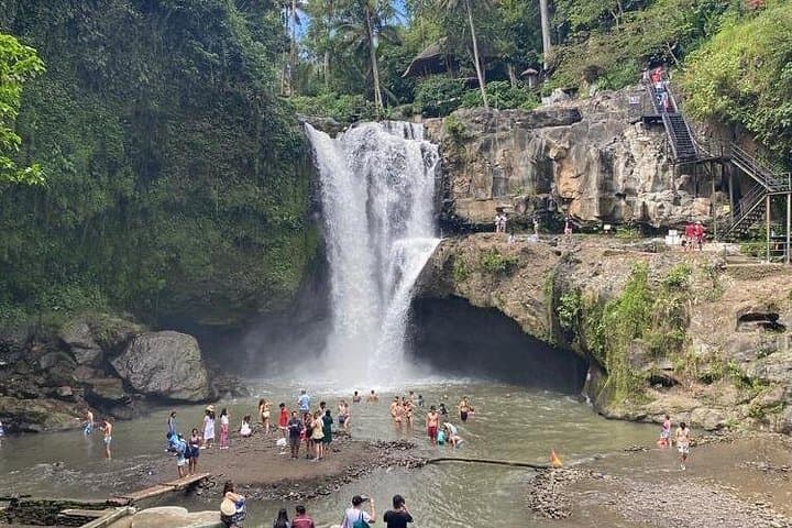 South Coast Bali Tour: Ubud Waterfall, Padang-Padang & Uluwatu Temple Day Trip photo 4